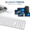 IClever Bezdrátová USB JIS Japonská Tenká s Numerickou Kompaktní Plně Hliníková Vzdálená Práce z Windows Japonský Návod Stříbrná GKJ22S Klávesnice,
