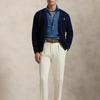 Polo Ralph Lauren Logo Embroidered V-Neck Single-Breasted Long Sleeve Knit Sweater Men Sweater Blue MNPOSWE16822195-999