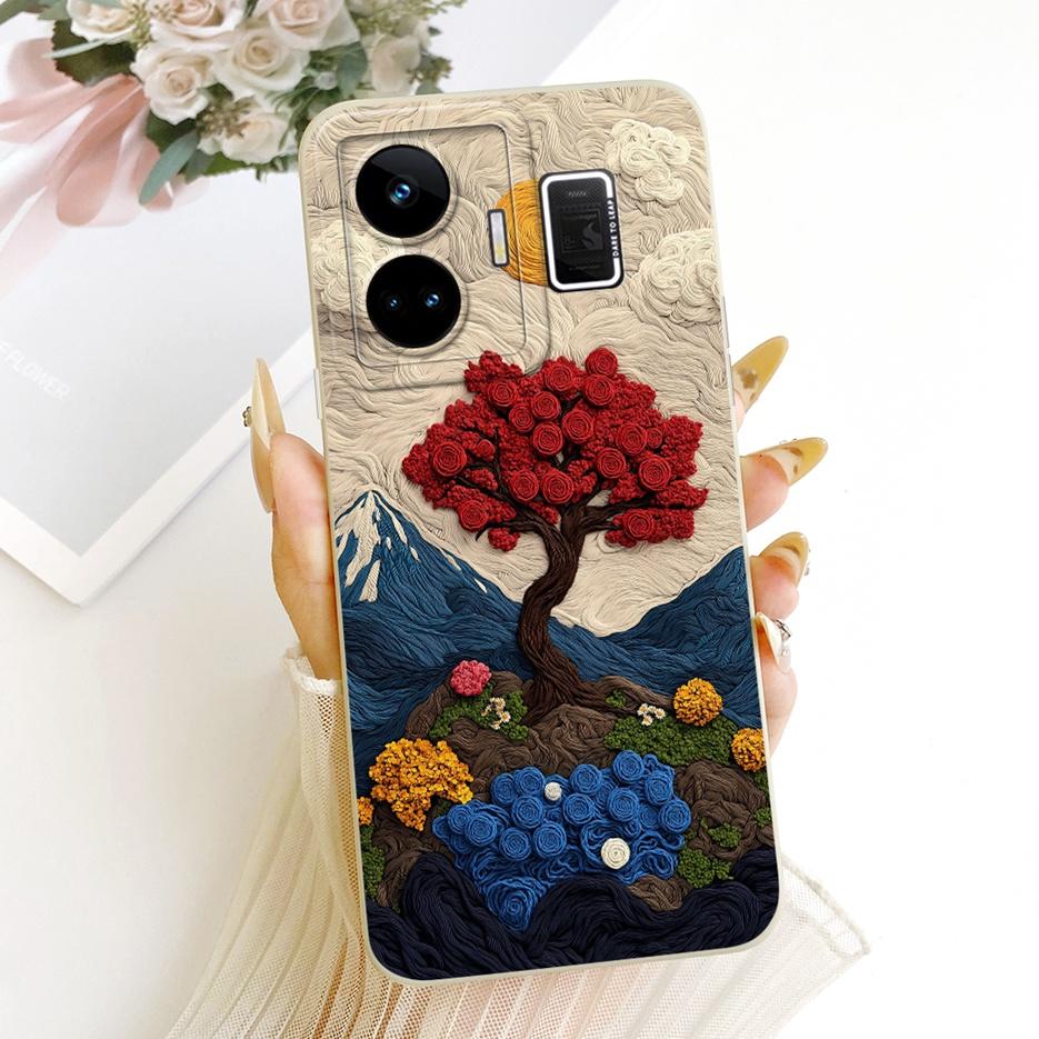 For Realme GT Neo 5 Case RealmeGT3 RMX3709 Cool Owl Dragon Painted Cover Soft Silicone Case For Realme GT 3 GT3 GTNeo5 240W Bags