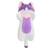 Devil Cat Plush Cushion Doll - Cartoon Animal Sleeping Backrest for Girls