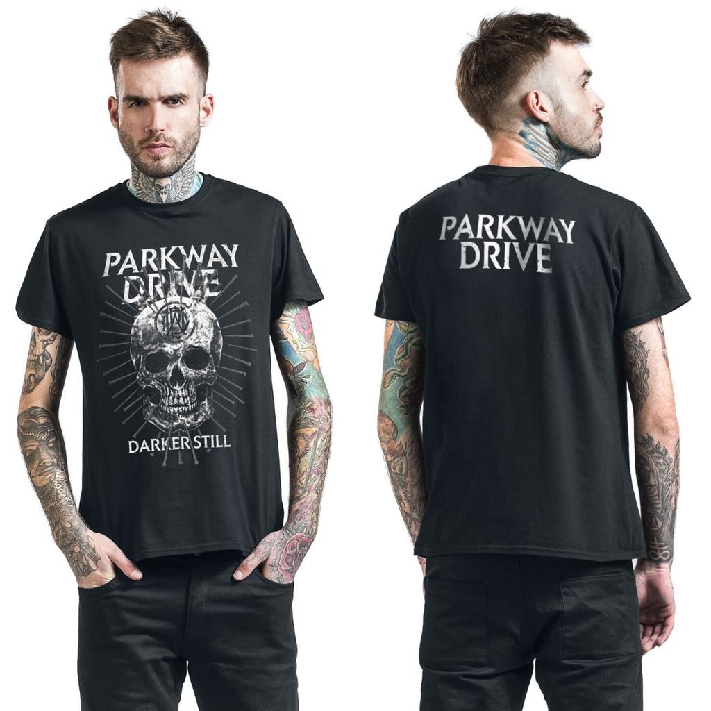 2026 Sommar Parkway Drive Grafisk Bomulls T-shirt Unisex Sommar Kortärmad Mode Märke T-shirt Lyxig Vardaglig Vintage T-shirts
