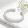 925er Sterlingsilber Einfaches Mode Armband mit runder Netzöffnung Geburtstagsfeier Jubiläumsgeschenk für den täglichen Gebrauch