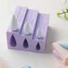 Stampo Rullo Argilla Forma Goccia d'Acqua 3 Misure Strumento per Creare Perline Essenziale per Artigianato di Gioielli Texture Plastica per Artigianato