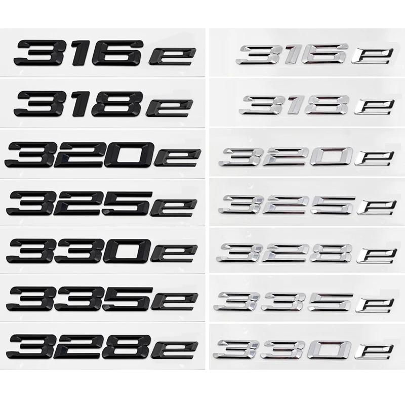 Adesivo Emblema Logo Stemmi Baule Posteriore Auto in ABS 3D Per BMW Serie 3 316e 328e 318e 320e 325e 330e 335e E46 E90 E91 F30 F31 F34 G20
