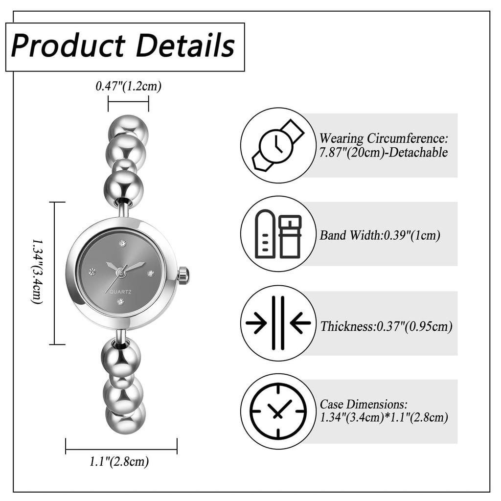 Women's Watch Beads Bracelet Waterproof Cute Stylish Analog Display Quartz Watch Fashion Watch Ladies Accessories - Birthday Anniversary Mother's