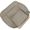 Front Left Driver Side Bottom Seat Cover Replacement Leather Beige Tan Compatible with Ford F150 Lariat XL XLT 2004 2005 2006 2007 2008