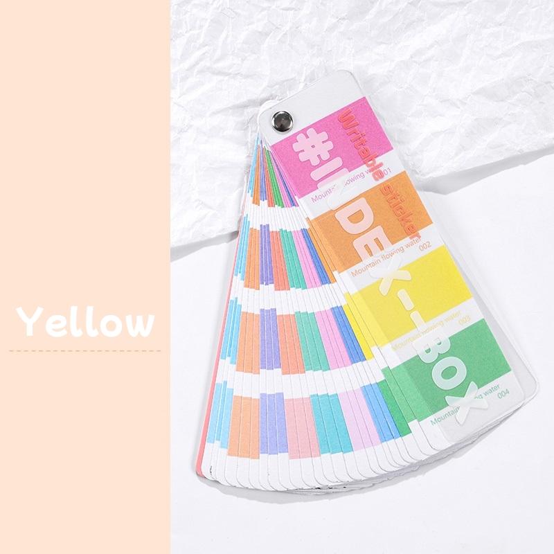 

1 шт., градиентный цветной блокнот, квадратное диалоговое окно, записываемые наклейки, клейкая этикетка для дневника, планировщика