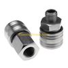 F26C 10pcs Versatile Air Compressor Fittings Male/Female Thread Quick Release Connector Set Convenient Air Line Connectors