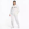 Nike Buchstaben-Kordelzug-Bündchen Fleecegefütterte Lässige Strick-Jogginghose Damen Unterteile Weiß FV4013-133