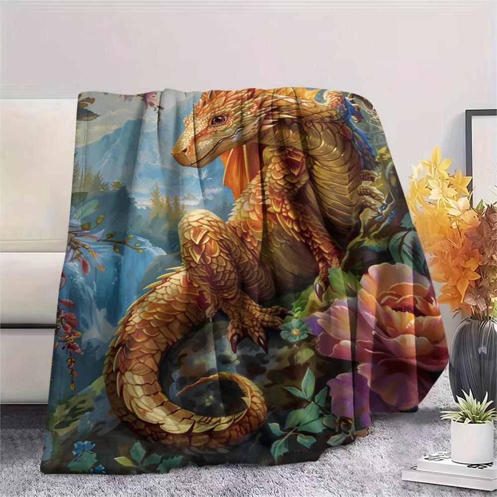 1 Pezzo Coperta in Flanella con Stampa Cartone Animato, Alta Qualità Confortevole per Tutte le Stagioni, Decorazione per la Casa, Calore e Comfort, Perfetta per Regalo di Natale Compleanno