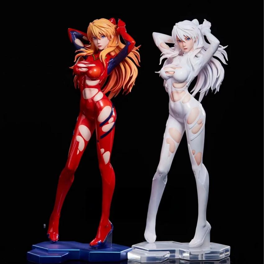 30CM NEON GENESIS EVANGELION Asuka Langley Soryu Ayanami Rei girl figure PVC Action Collectible Anime Model Adult doll Toys Gift