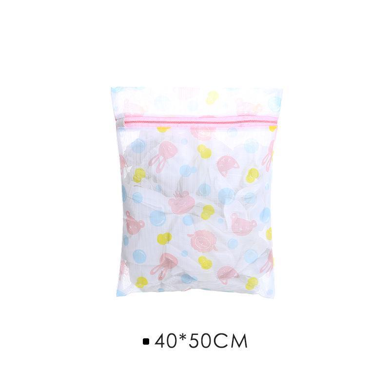 

Сумка для сортировки и ухода за мультяшным принтом, сумка для стирки для стиральной машины, толстая сетка, мелкая сетка, толстая сумка для стирки нижнего белья, бюстгальтера medium 40*50cm