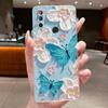 For Huawei Honor 10i HRY-LX1T / Honor 20i / Honor 20 Lite Case Luxury Pretty Butterfly Flower Clear Soft TPU Silicon Back Cover