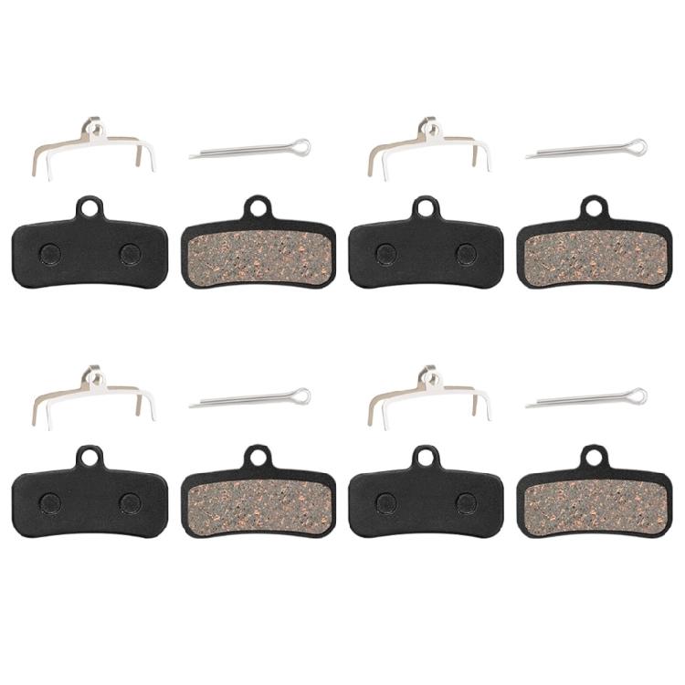 

4Pair Low Noise Mountain Bikes Brake Pad SemiMetallic Bicycles Disc Brake Pads Cyclings Accessories Easy to Install 1