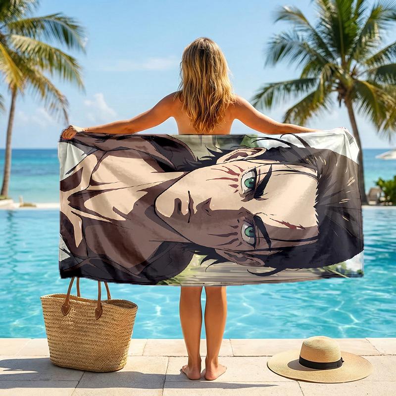 Eren Fashion Beach Towel: Ideal for Summer Adventures Soft, absorbent and quick drying suitable for swimming and bathing