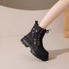 Fashion Booties Height Increasing Lightweight Woman Short Shoes British Style High Quality On Offer Fashion 2025 Ankle Boots for Women