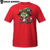 Zombie Cat Witch Shirt – Creepy Halloween Kitty with Hat and Glowing Eyes