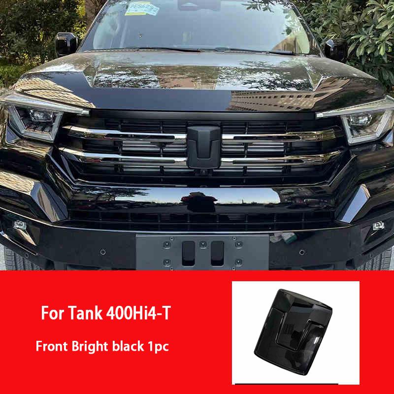 For Tank 300 400 400Hi4-T 2021-2025 Car Badge Front Rear Steering Wheel Wheel Hub Badge Car Central Grid Trim Strip Modification