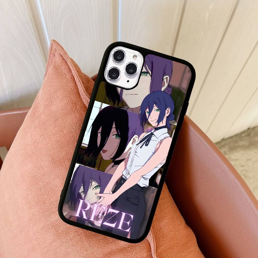 Anime C-Chainsaw Man Phone Case For IPhone 17 16 Pro Max 11 12 13 14 15 Hard PC+TPU Bracket Back Cover