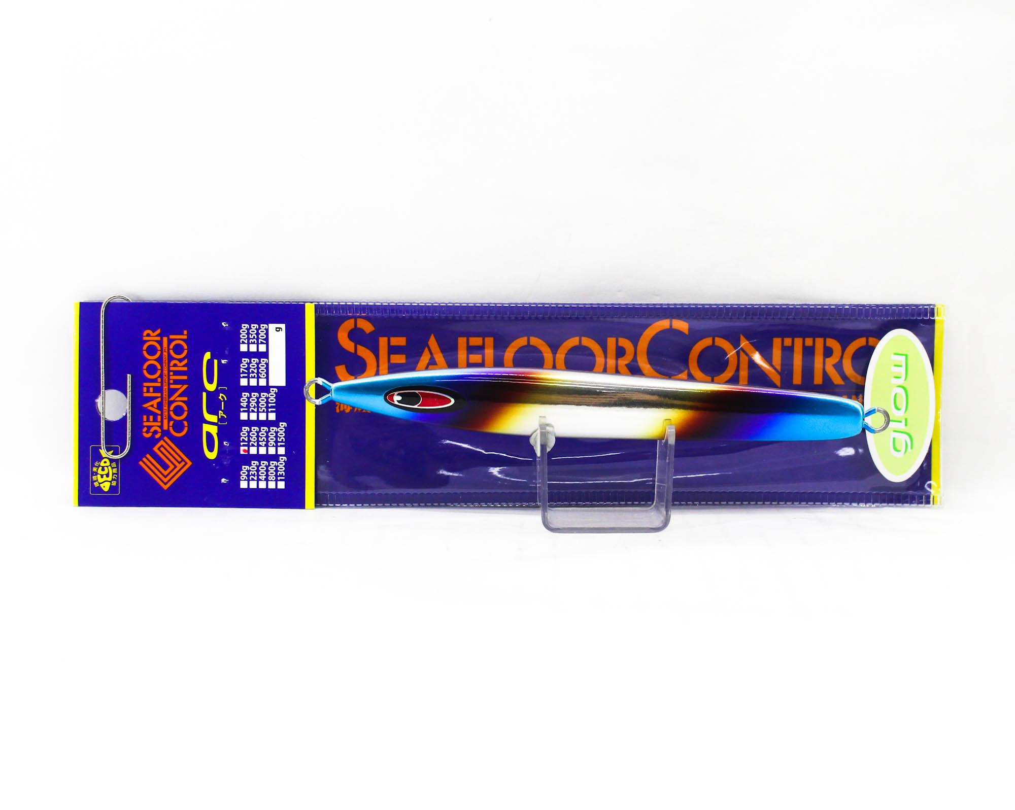 Seafloor Control Metal Jig Arc 120 grams Titan Red Pearl Zebra Glow (5382)