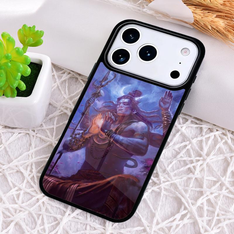 Lord Shiva Hindu God Buddha India Phone Case for iPhone 17 Air 16 15 11 12 14 13 Pro Max Shockproof Cover