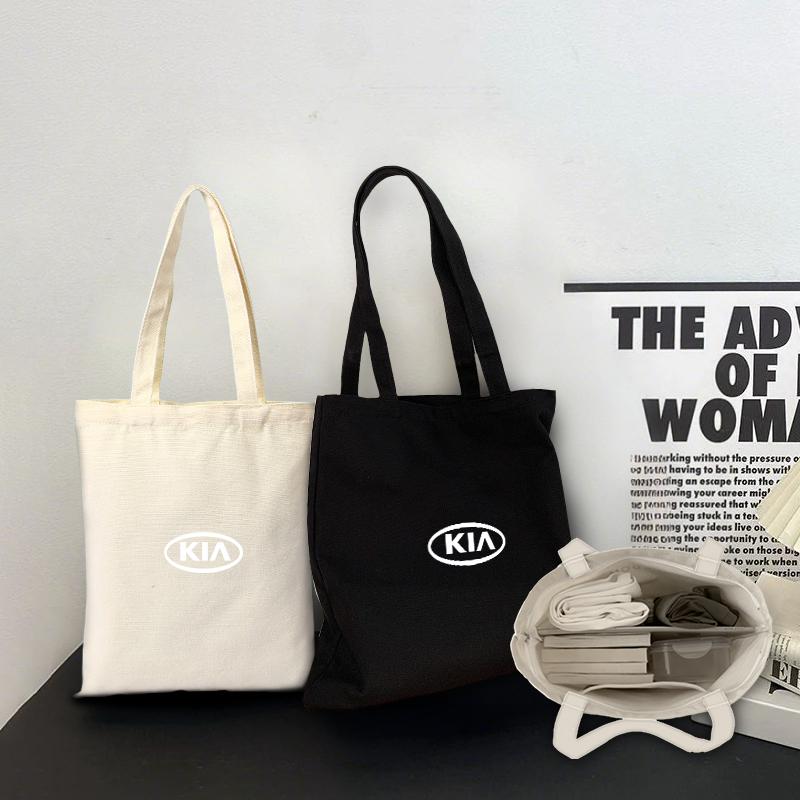 Car Accessories Handbag Canvas Shoulder Pouch Shopping Tote Tools Bag For KIA Rio K5 Sportage Ceed Sorento Picanto Stinger Opti Usgm40