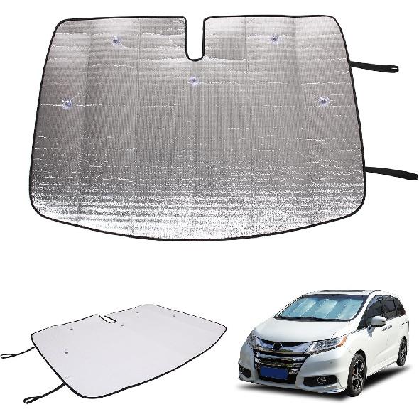 Windshield Sun Shade Compatible with Honda Odyssey 2018-2025 Foldable Front Windshield Sunshade Protector, Block UV Rays Keep Your Car Cooler