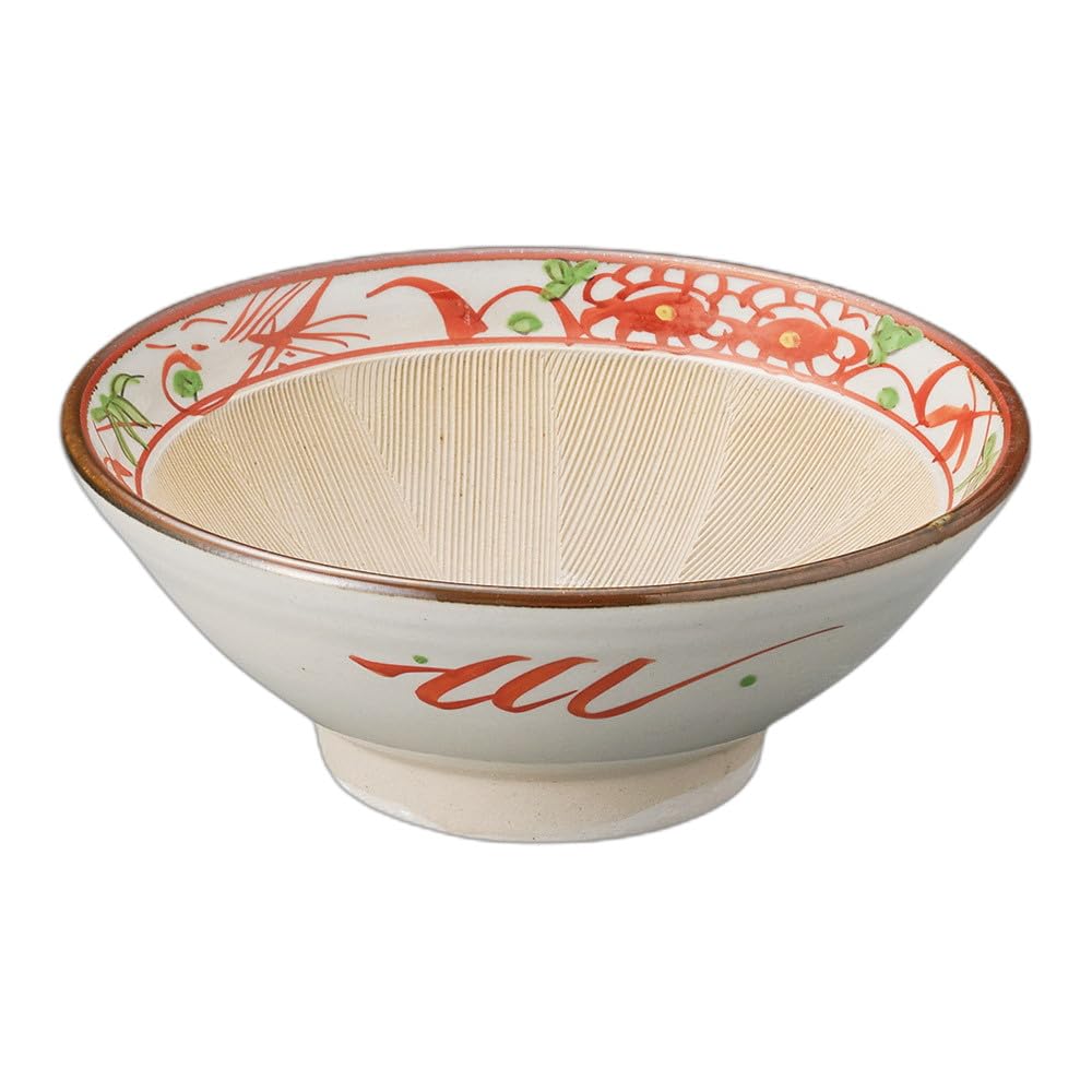 

Flower and bird mortar bowl Mortar bowl 6-inch [18.7×7.7cm]