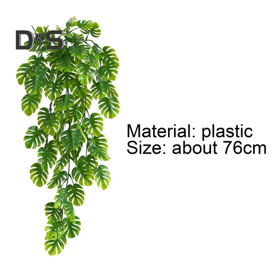 Medoc Fake Vine Fadeless Rezistent la uzură Simulare realistă de suspendare pe perete Monstera