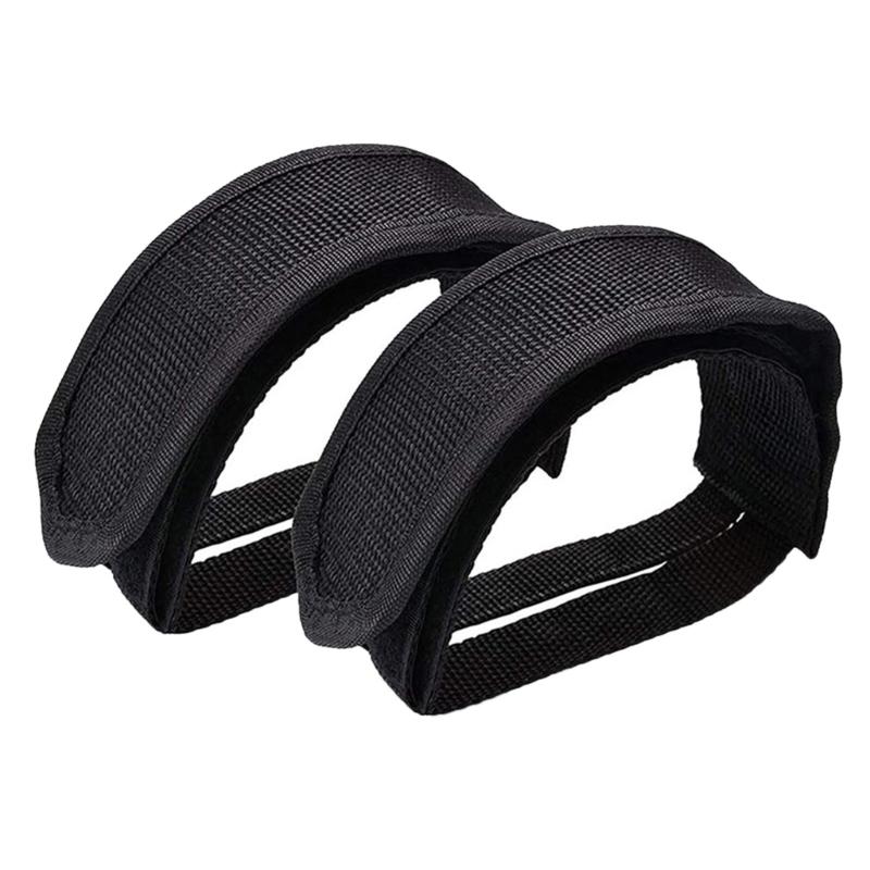 1 Pair Bike Fixed Strap Bicycles Feet Strap Pedal Straps Bike Pedal Straps Toe Clip Strap Belt Adhesive Bike Pedal Tape