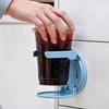 Space Saving Wall Mount Mug Rack For Small Kitchens And Offices Foldable Beverage Holder Bottle Storage Rack