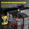 12V/24V 12A 7-Stage Smart Lead-Acid Battery Charger with Light Indicator