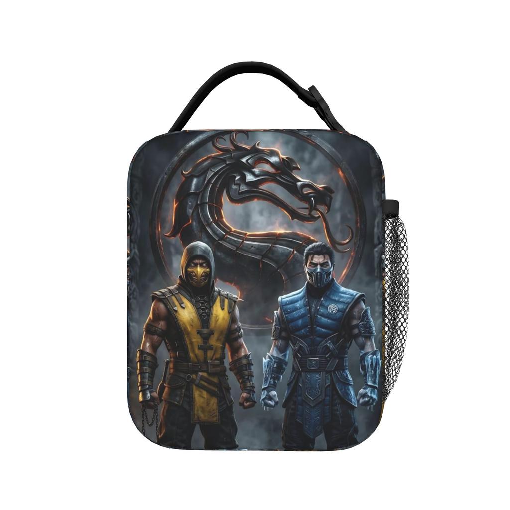 Mortal Kombat II Moive 2026 Insulated Lunch Bags for Men Women Food Container Reusable Thermal Cooler Bento Box For Work