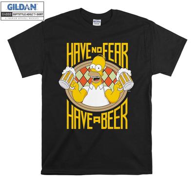 Les Simpson Homer Avoir Peur T-shirt Cadeau Sweat à capuche T-shirt Homme Femme Unisexe 7470