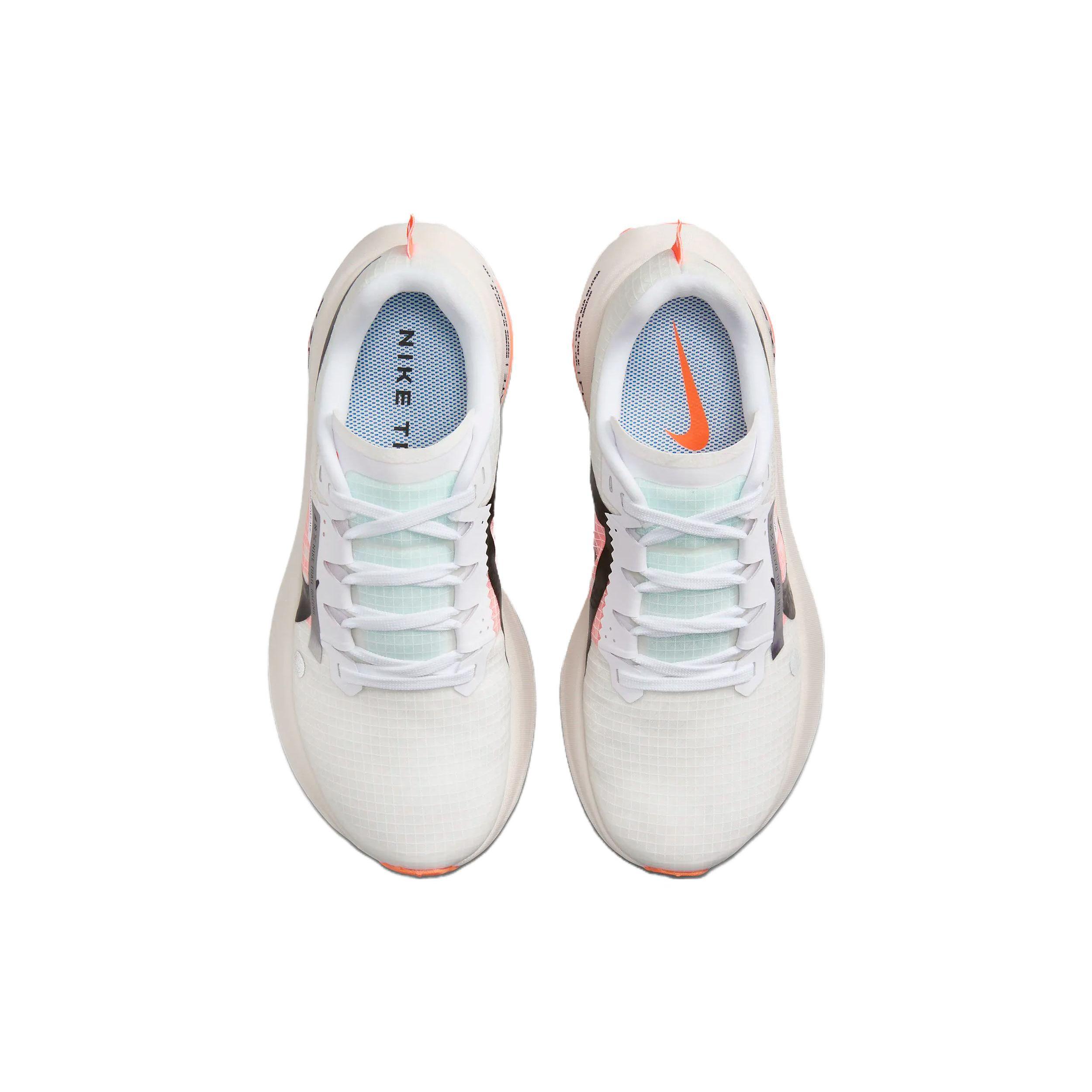 Женские кроссовки Nike ZoomX Ultrafly Trail Prototype белые Total-Orange Pale-Ivory — фото 4