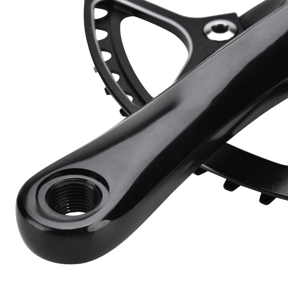 Mountain Bike Aluminum Alloy Hollow Integral Single Speed Crank Set Arm Repair Accessory
