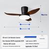 2025 Silent Nordic Ceiling Fan Light for Small Apartments & Bedrooms
