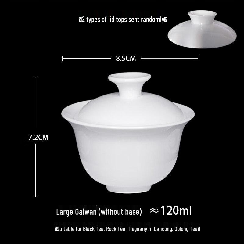 Biaoxing Chaoshan Pure White Sancai Kung Fu Tea Set