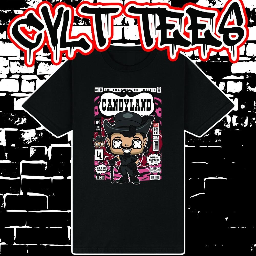 Candyland Comic Book Cover style Tee ~ 100% Cotton Unisex T-Shirt XXL