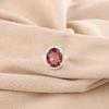 Oval Natural Rhodolite Sterling Silver Statement Art Deco Cocktail Ring Jewelry RR-28-13