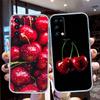 Kirsch Sommerfrucht Transparente Handyhülle für Motorola Moto G7 G8 G9 G84 G85 G73 G24 G15 Z2 Play Power Plus