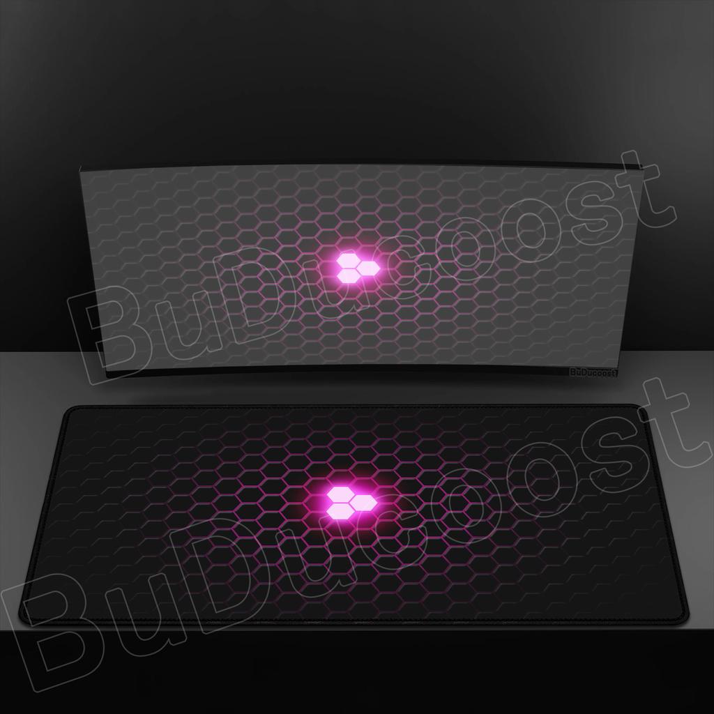 Cool XXL Rubber Large Mousepad Hexagon Geometric Art Game Mouse Pad for Game Laptop Table Decoration Office Non-slip Deskmat Rug