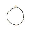 Bracelet - LUXENTER - Xanvi - Cristal noir - Finition or jaune 18k - Diamètre 55 mm