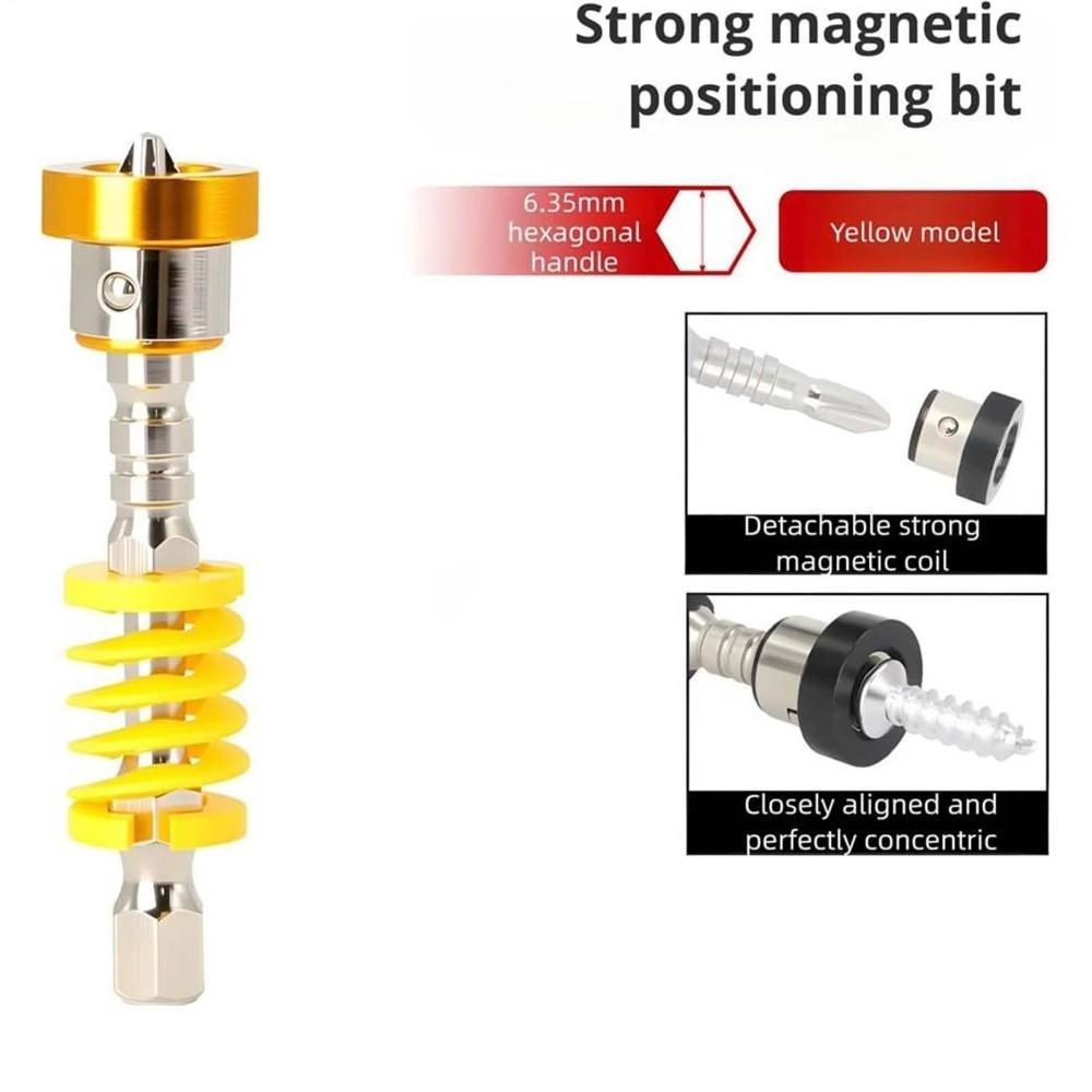 2/5Pcs Ring Positioning Spring-Loaded Screwdriver Bits Screw Holder for Drill  Home Improvement