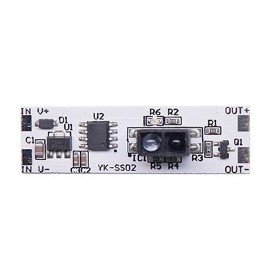Strisce luminose LED per armadietto con regolatore di luminosità dell'onda manuale del sensore di movimento 12V 60W LED ?Interruttore tattile Interruttore del sensore di movimento a infrarossi PIR