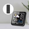  Wireless Weather Station Color LCD In/Outdoor Wall Thermometer Hygrometer Moon Phase Weather Forecast Trend Sensor Clock