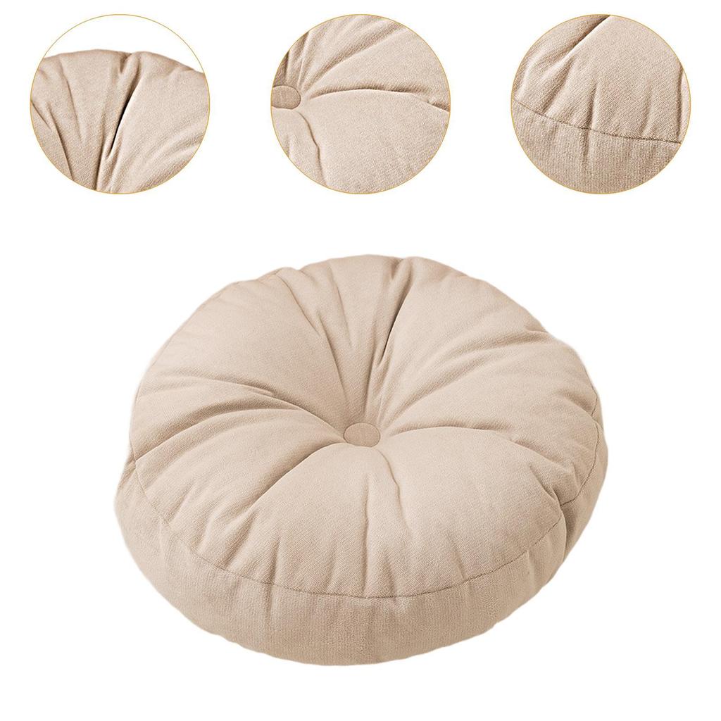 Tatami Floor Pillow Seat Cushion Portable Booster Seat Pad Furniture Floor Cushion Pad for Office Bedroom Prayer Adults Kids