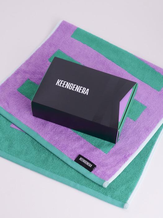 KEENGENERA [Kingenera] DAWN TOWEL_Misty Shopping bag not selected