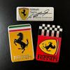 Adesivi Emblema Auto in Lega di Alluminio 3D Decalcomania Modifica Badge per Ferrari F430 Stradale 458 488 599 612 FF F12 Accessori Auto