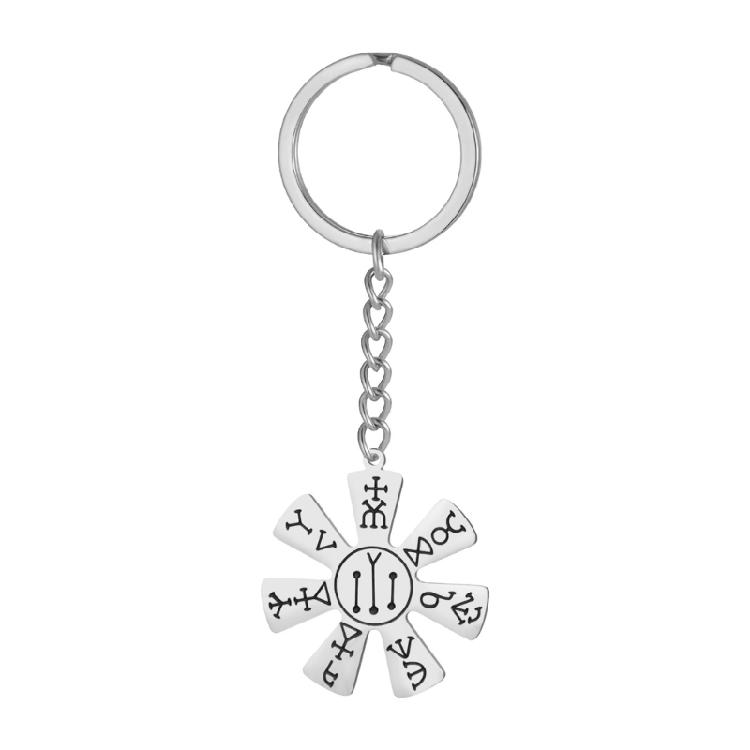

Modern Black Rose Keychain Sturdy Alloy Fashion Accessory For Daily Use Or Present 1